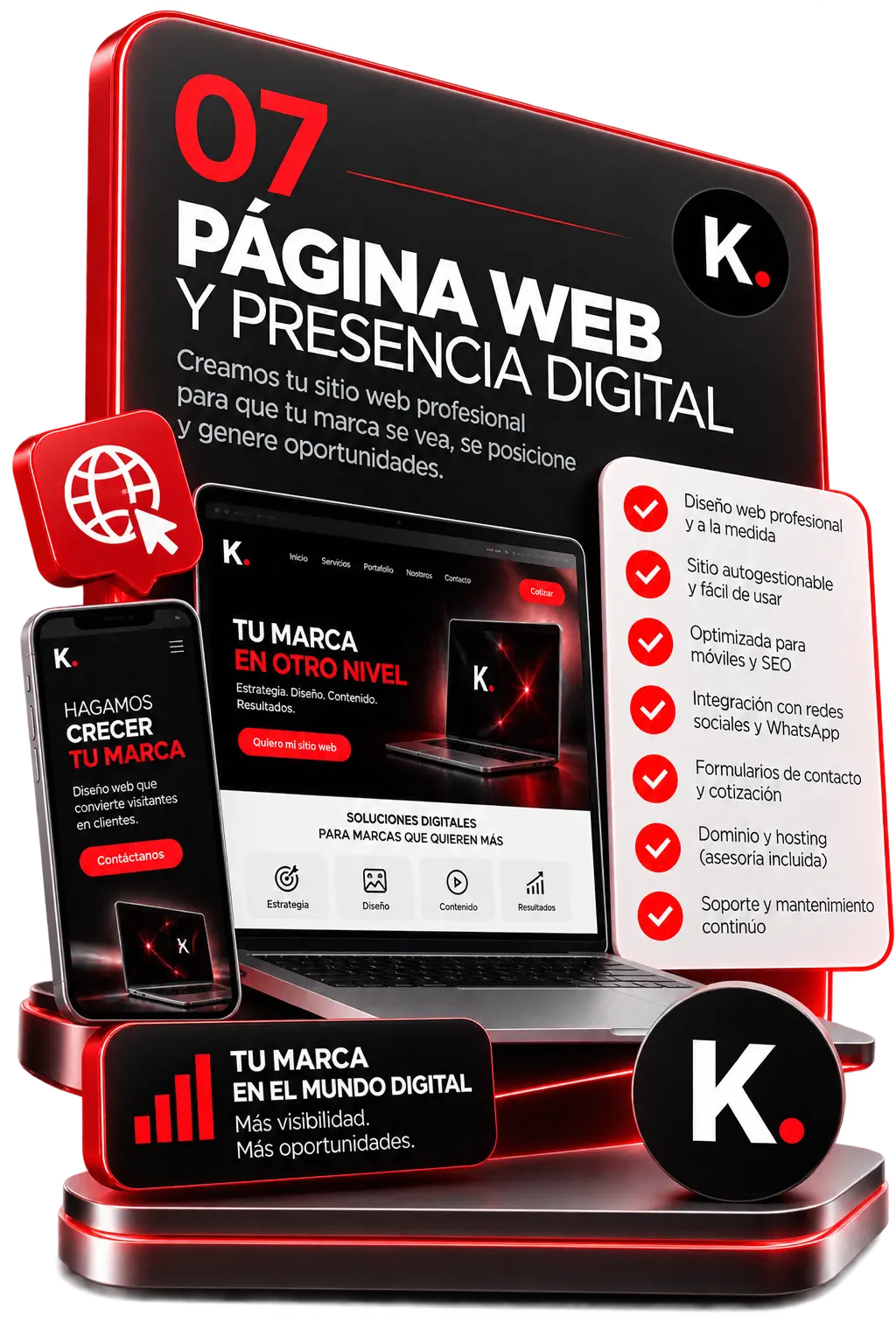 07 — Página web y presencia digital