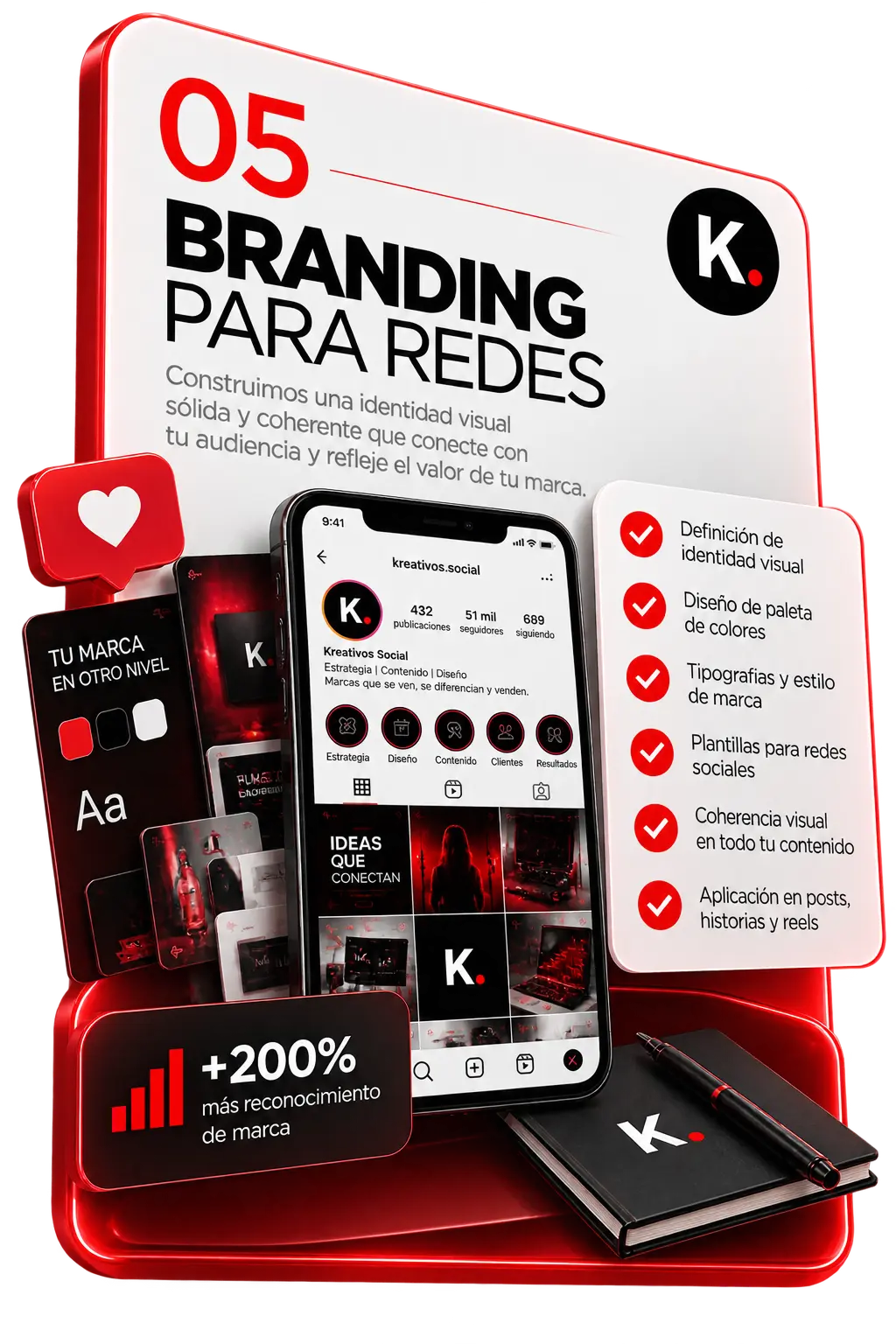 05 — Branding para redes
