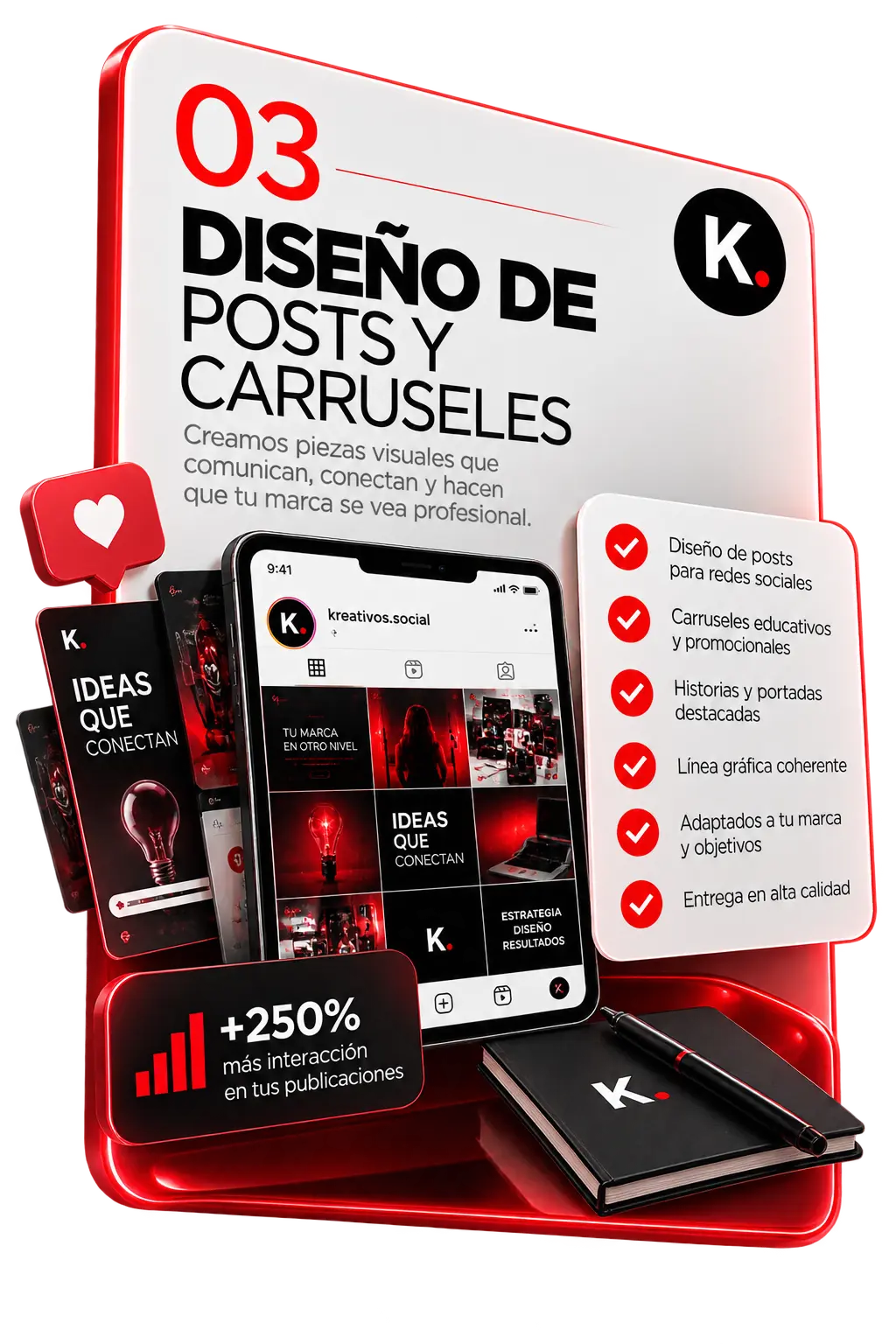 03 — Diseño de posts y carruseles